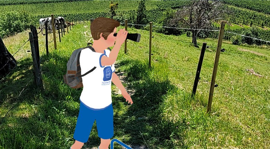 Avatar Max mit Fernglas auf Entdeckungstour durch den Landkreis Lindau