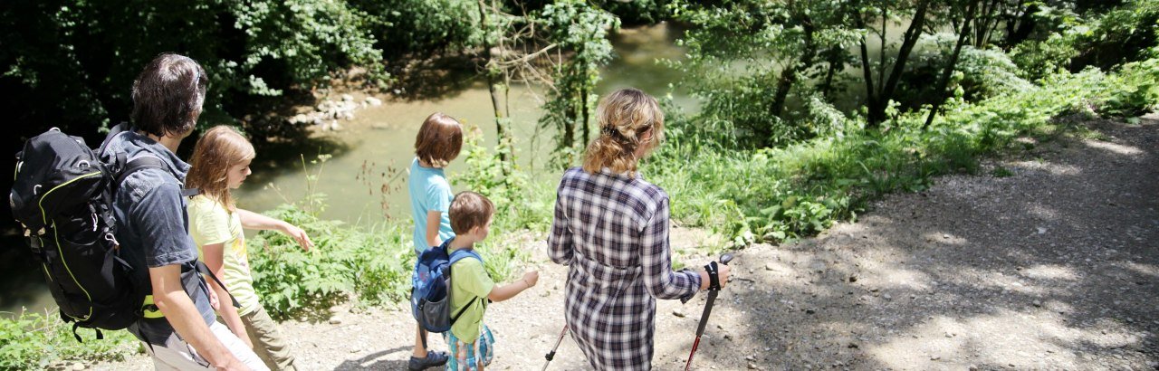 Wanderung mit Familien im Eistobel