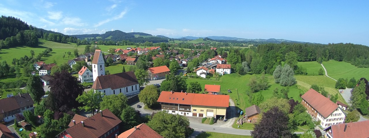 Gemeinde Gr&uuml;nenbach im Westallg&auml;u Ortsansicht