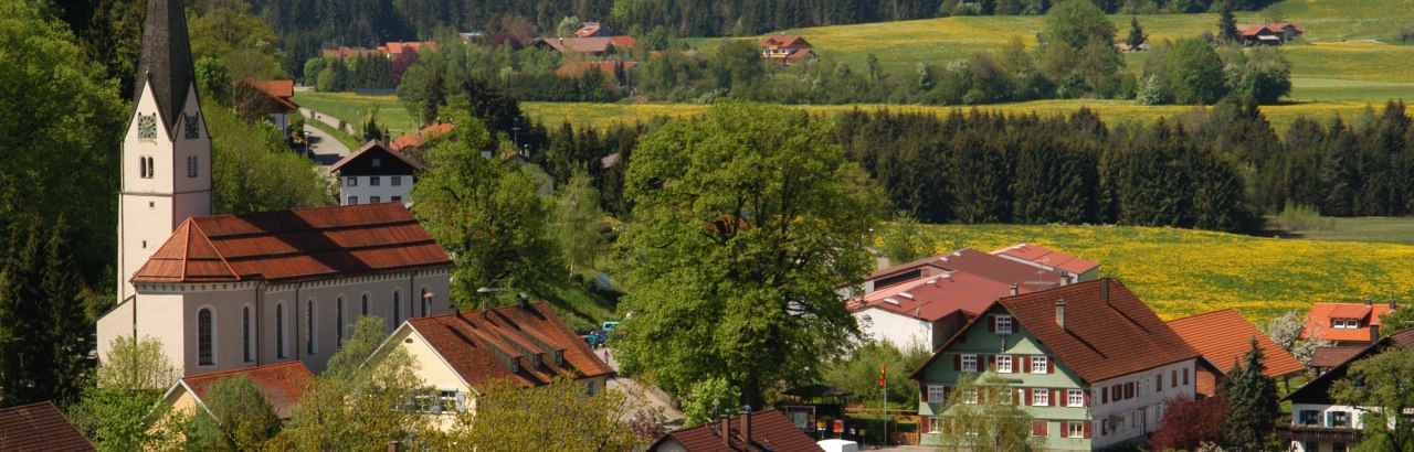 Gemeinde R&ouml;thenbach im Westallg&auml;u Ortsansicht