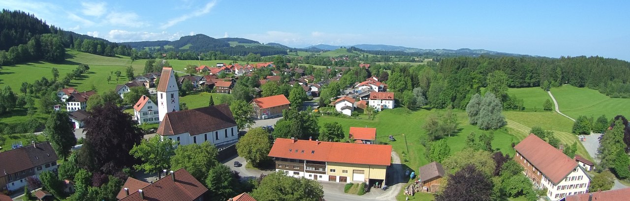 Gemeinde Gr&uuml;nenbach im Westallg&auml;u Ortsansicht