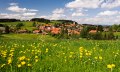 Gemeinde Oberreute Ortsansicht mit L&ouml;wenzahn