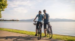 Fahrrad, Aussicht, Lindau, Bodensee © Landkreis Lindau (Bodensee)