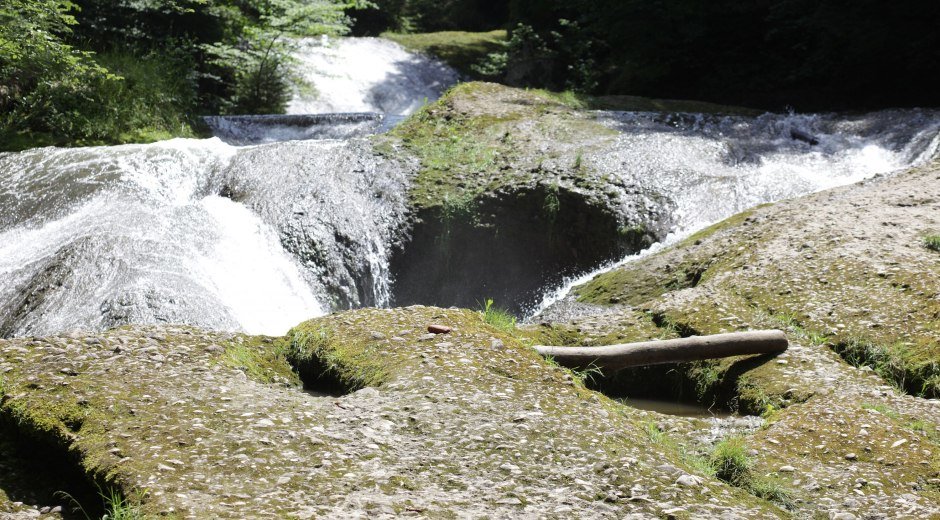 Strudellöcher im Eistobel im Allgäu