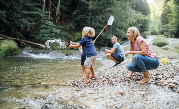 Wandern mit der Familie am Eistobel © LRA Lindau/Frederick Sams