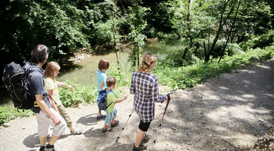 Wanderung mit Familien im Eistobel