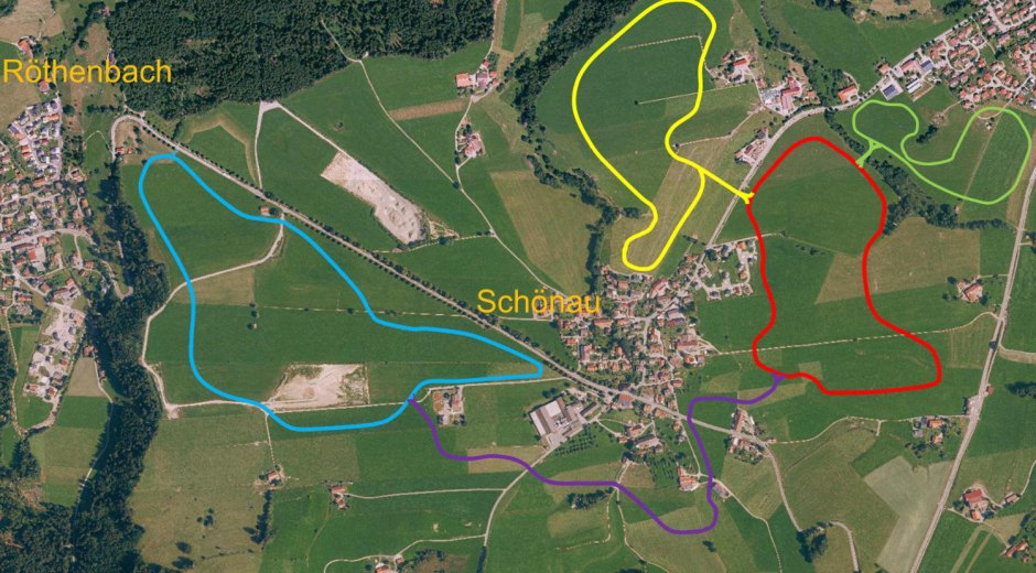 Loipen&uuml;bersicht Gr&uuml;nenbach &copy; VG-Argental