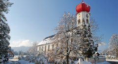 Scheffauer Kirche im Winter © Landkreis Lindau (Bodensee)