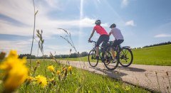 Mit dem Fahrrad durchs Angerbachtal - Westallgäuer Wasserweg 13 © Landkreis Lindau