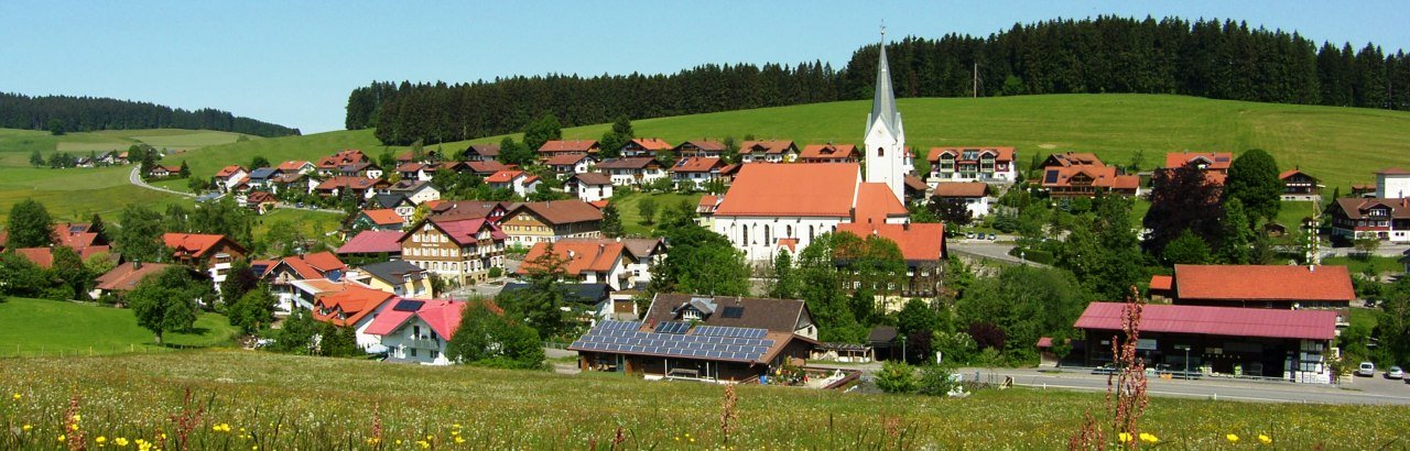 Gemeinde Stiefenhofen im Westallgäu Ortsansicht