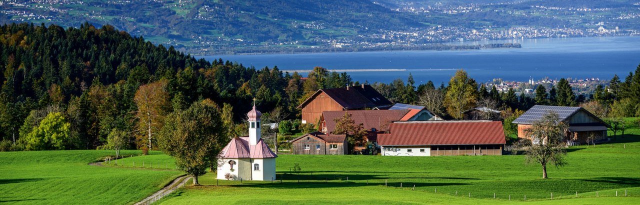 Landschaft mit Ausblick Westallgäu