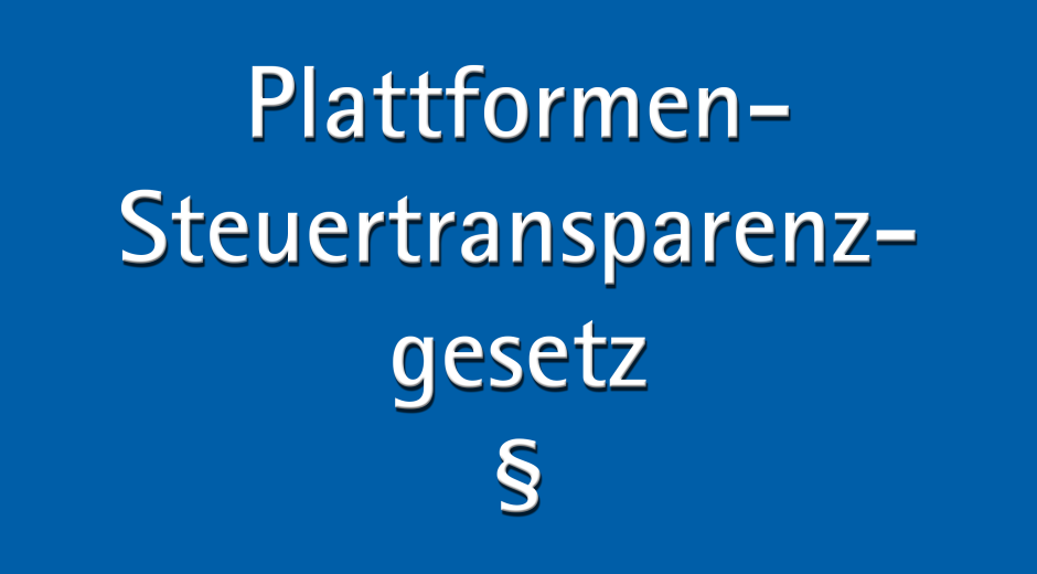 Plattformen-Steuertransparenzgesetz