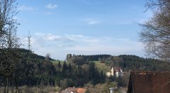 Blick von Eglofs aus das Schloss Syrgenstein © Gemeinde Argenbühl