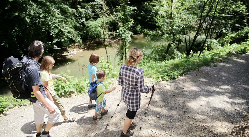 Wanderung mit Familien im Eistobel