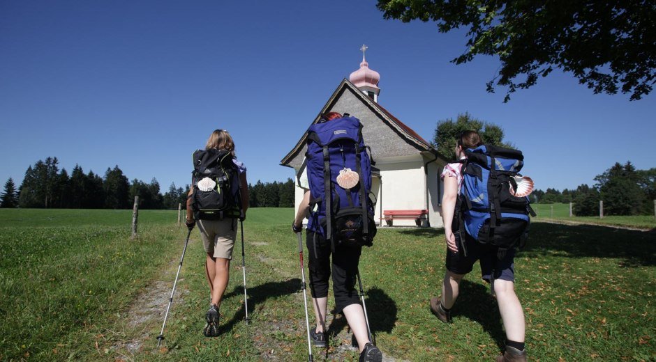 Wandern auf dem Jakobsweg im Westallgäu