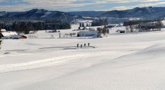 Langlauf im Voralpenland bei Isny Maierhöfen © Landkreis Lindau (Bodensee)