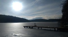Degersee im Winter © Tourist-Information Nonnenhorn