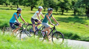 Radfahren im Westallg&auml;u mit dem Fahrrad unterwegs