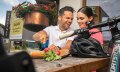 Pause auf der Radtour mit leckerem Allg&auml;uer K&auml;se