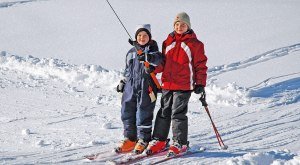 Winter Skifahren im Westallgäu