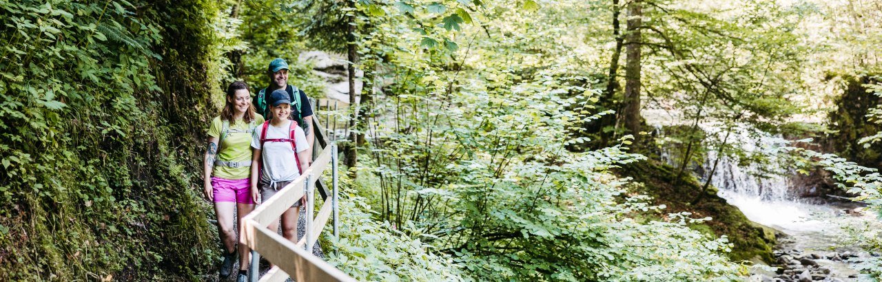 Touren rund um Weiler im Allgäu "Tobel & Kraft" und "Klamm
& Mystik"