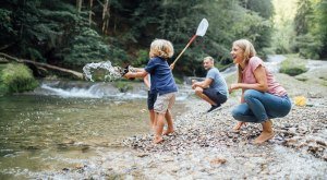 Wandern mit der Familie am Eistobel © LRA Lindau/Frederick Sams