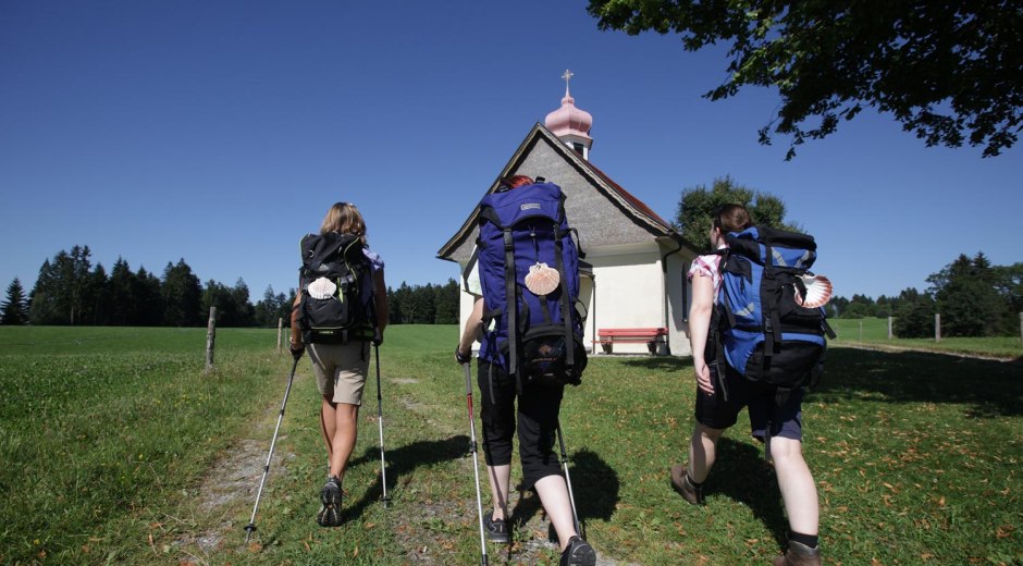 Wandern auf dem Jakobsweg im Westallgäu Wandern auf dem Jakobsweg im Westallgäu