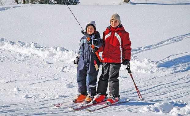 Winter Skifahren im Westallgäu