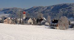 Scheffau im Winter © Landkreis Lindau (Bodensee)